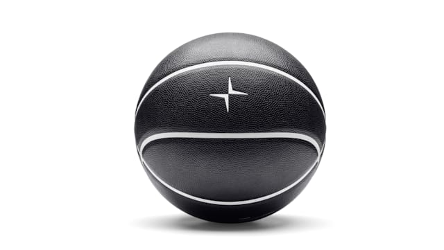 Polestar additionals black and white basketball with Polestar logo