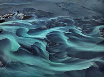 Photo de l'océan en Islande prise par Edward Burtynsky