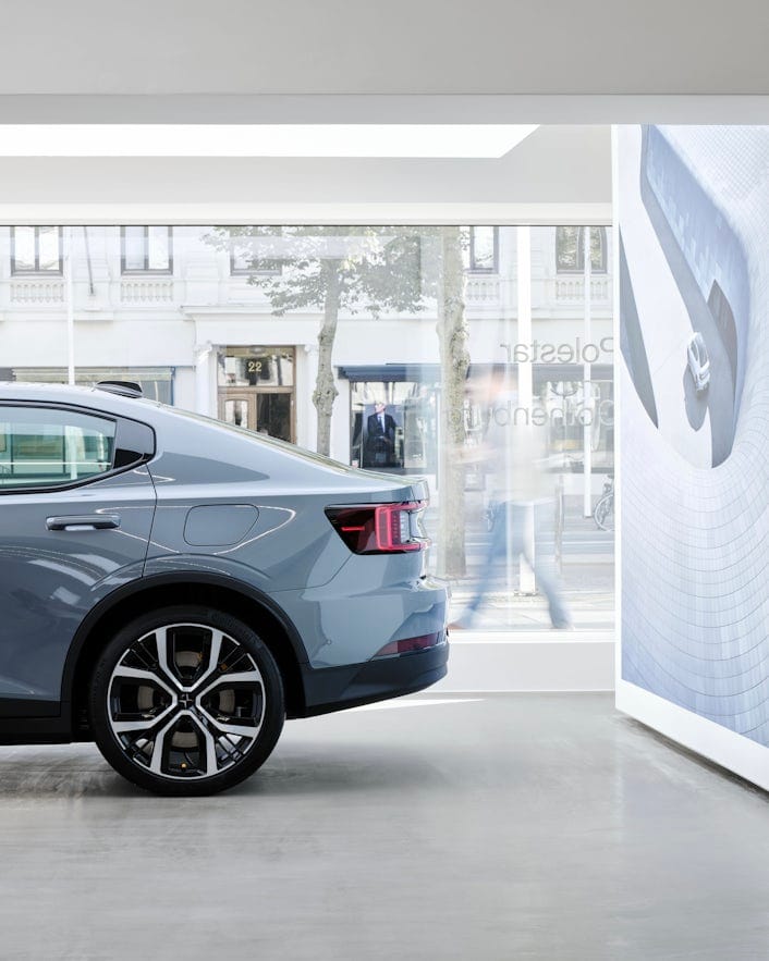 Inside Polestar space in Gothenburg, Sweden