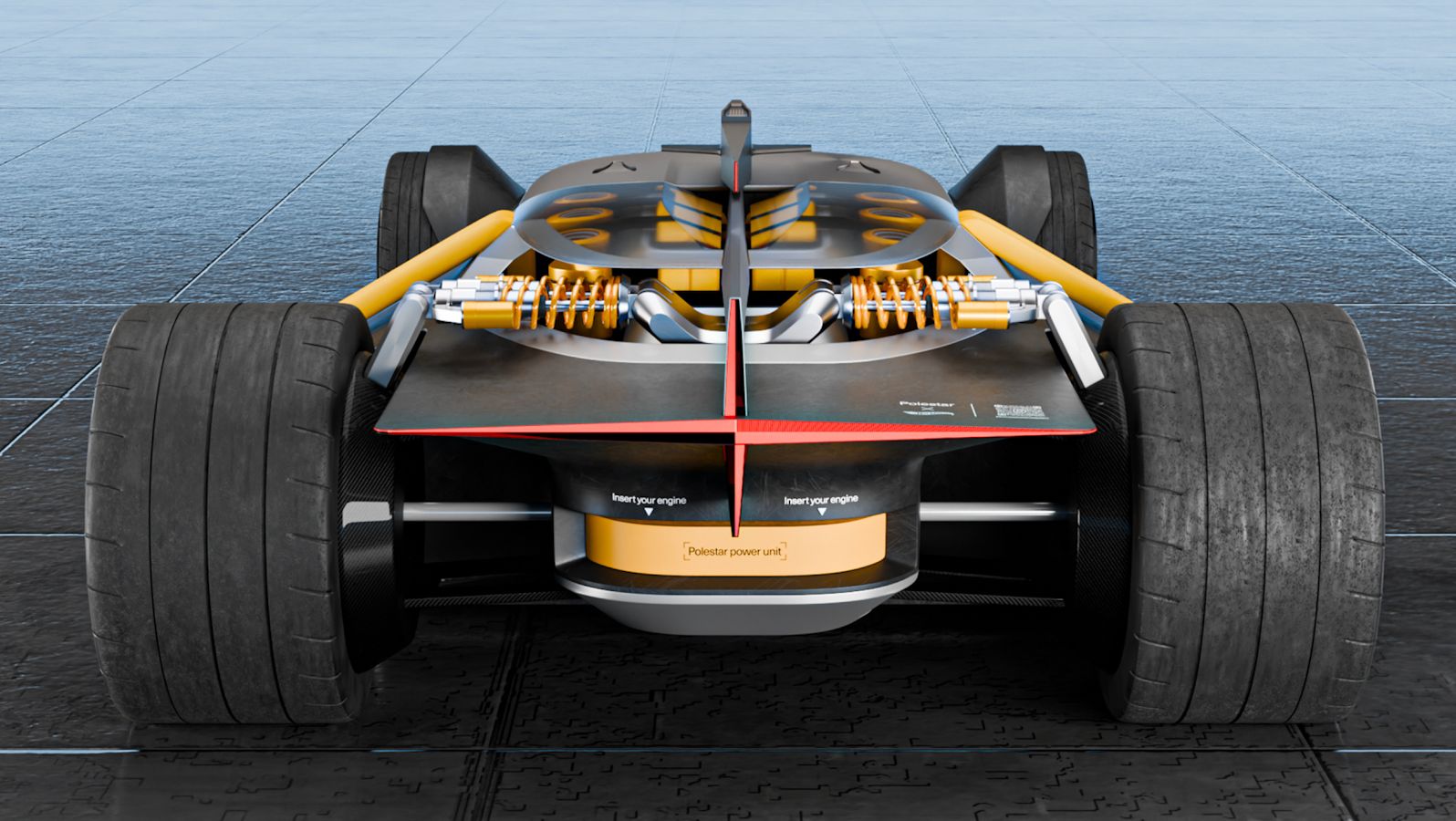 Design contest Polestar Modular Racer rear view