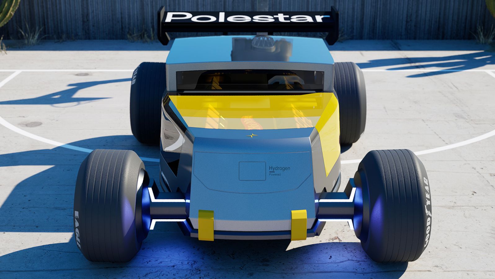 Design contest Polestar H₂Hotrod front view