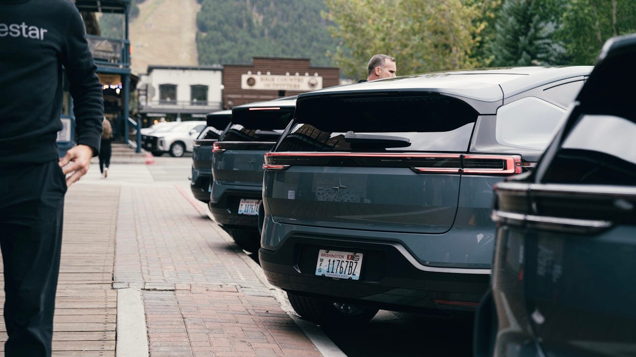 Rear of Polestar 3's