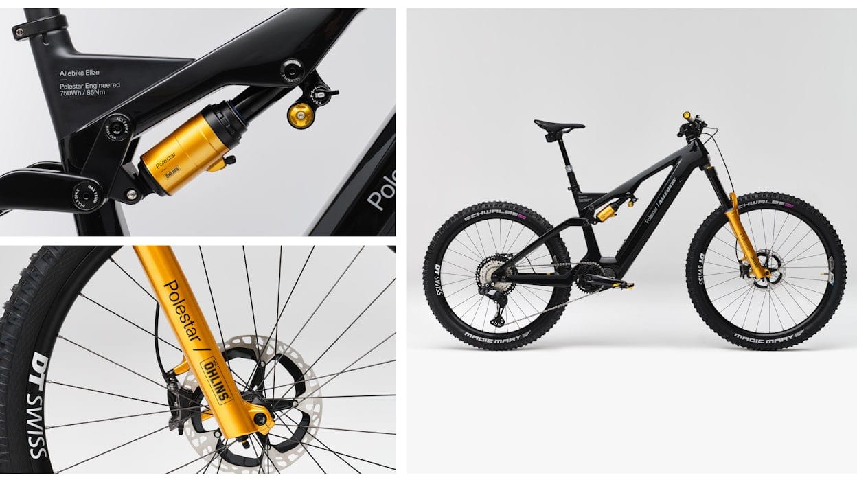 Close-ups of Allebike Elize Polestar Engineered details