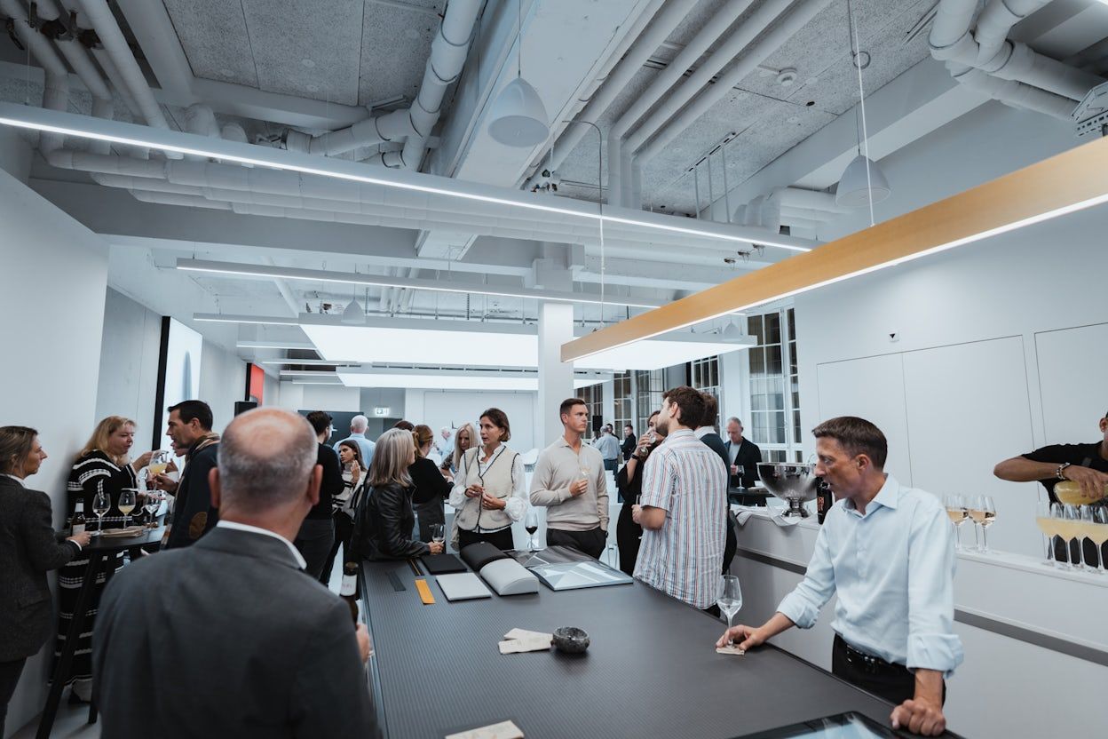 Participants à l’événement dans le Polestar Space Zurich